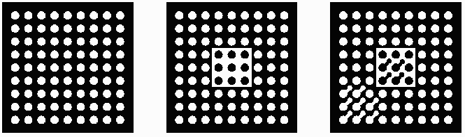 GDSII output with cut line de-embedding -filled image