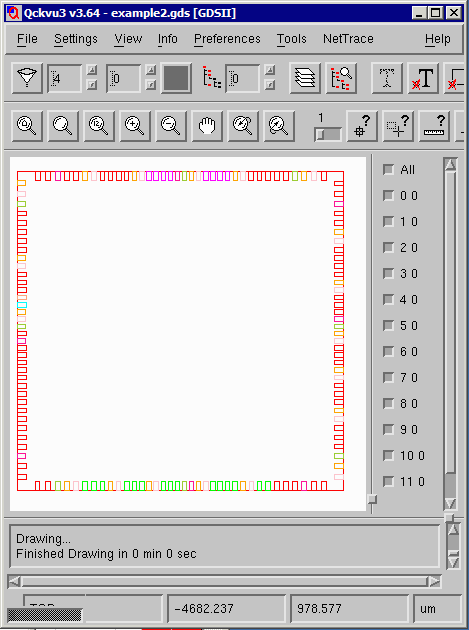 example 2 gdsii output