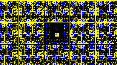 regular cell replaced by a target cell.