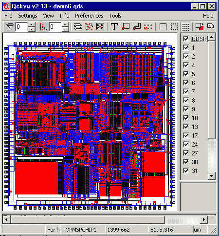 snapshot of demo6.gds in Qckvu