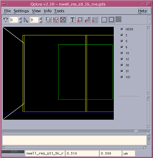 Qckvu highlighting the error defined by RVE