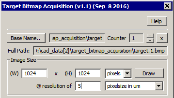 setting the field of view and resolution