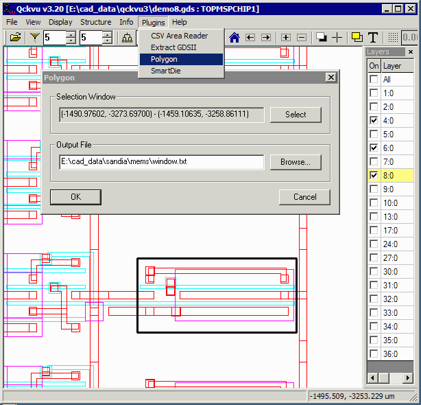 Qckvu3 with Polygon Plug-In Example