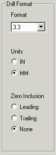 drill file parameters