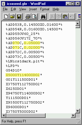 example of a RS274X file