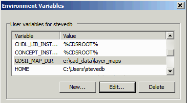 example of gdsii layer mapping environment variable