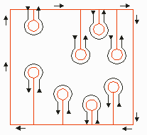 polygon with cut lines (re-entrant)