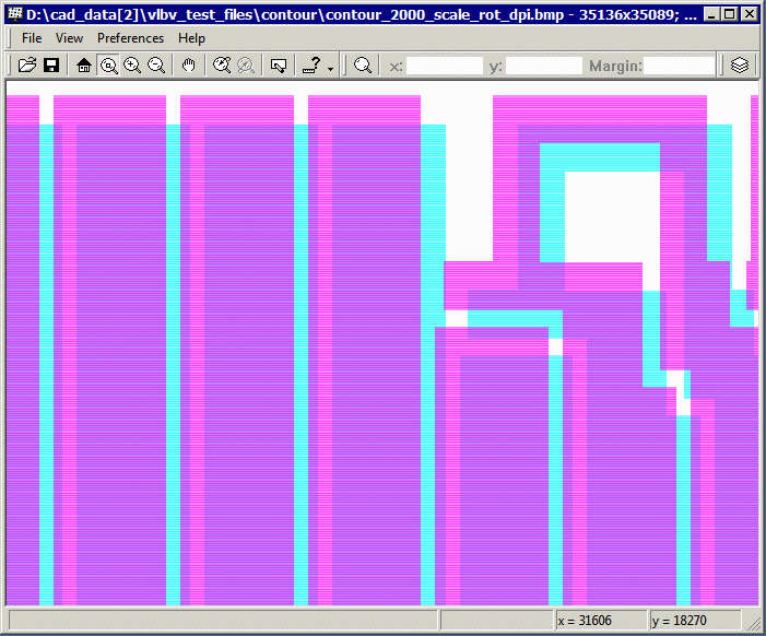 two layers set to different colors and 50% transparency