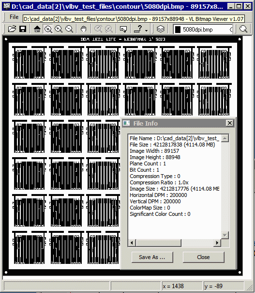 VLBV can open a 970 GB BMP file with no problem