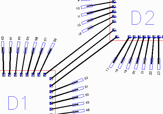 wire from die pad to die pad