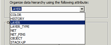 Dialog Selection to Organize data by layer