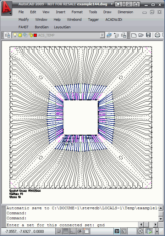 Renaming the conflicting nets to gnd