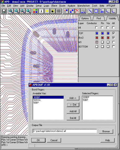 direct link to Cadence APD/SIP