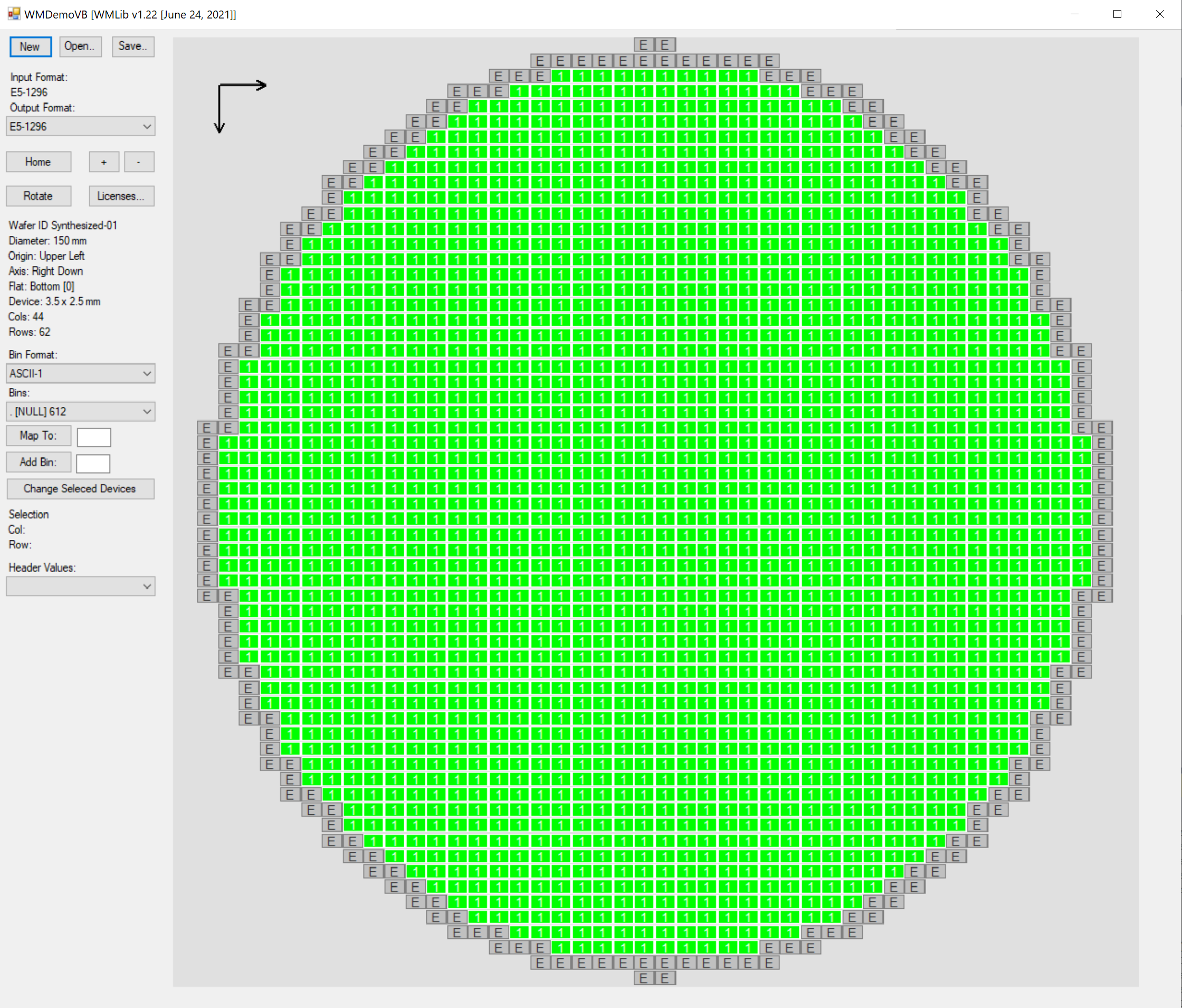 results of the map synthesis